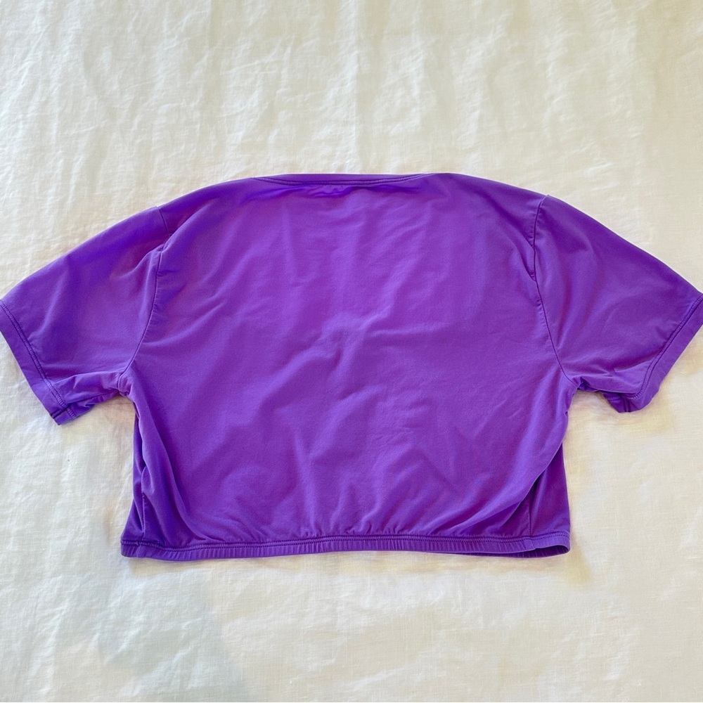 Skims Purple Crop Top - Picture 4 of 5